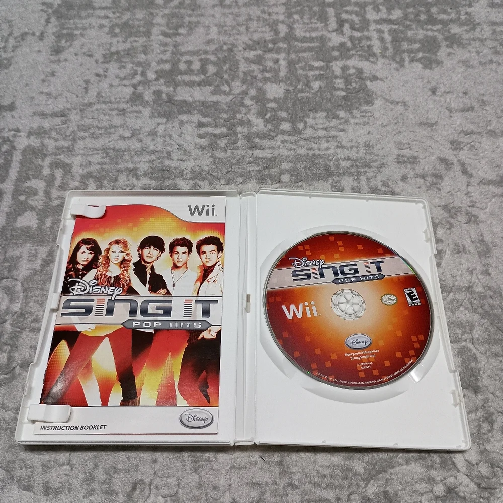 Vintage Nintendo Disney Sing it Wii Video Game